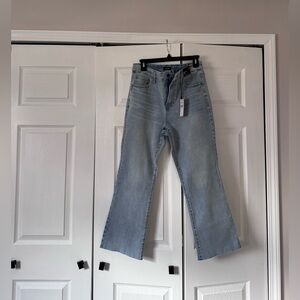 Express Cropped Flare High Rise